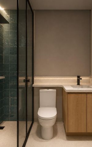 Apartamento à venda com 142m², 3 quartos e 1 vaga Apartamento à venda com 142m², 3 quartos e 1 vagaBanheiro