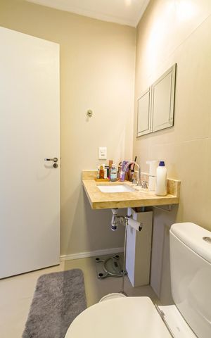 Apartamento à venda com 76m², 3 quartos e 1 vagaBanheiro Social