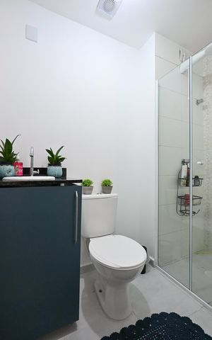 Apartamento à venda com 32m², 1 quarto e sem vagaBanheiro