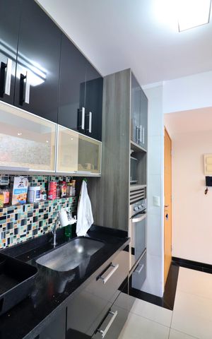 Apartamento à venda com 95m², 2 quartos e 2 vagasCozinha