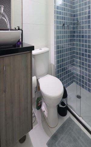 Apartamento à venda com 104m², 2 quartos e 2 vagasQuarto 2 - Suíte Banheiro 