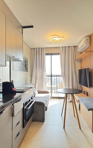 Apartamento à venda com 27m², 1 quarto e sem vaga Apartamento à venda com 27m², 1 quarto e sem vagaSala/Cozinha