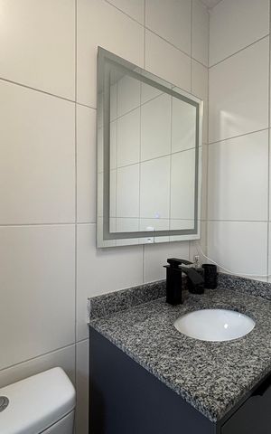 Apartamento à venda com 27m², 1 quarto e sem vaga Apartamento à venda com 27m², 1 quarto e sem vagaBanheiro da Suíte