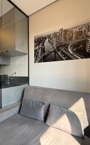 Apartamento à venda com 27m², 1 quarto e sem vaga Apartamento à venda com 27m², 1 quarto e sem vagaSala/Cozinha