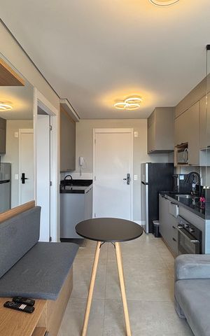 Apartamento à venda com 27m², 1 quarto e sem vaga Apartamento à venda com 27m², 1 quarto e sem vagaSala/Cozinha