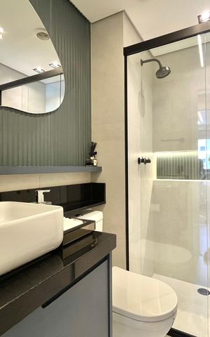 Apartamento à venda com 65m², 2 quartos e 1 vaga Apartamento à venda com 65m², 2 quartos e 1 vagaBanheiro Corredor