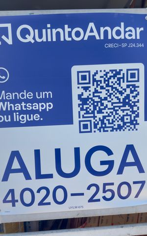 Apartamento para alugar com 48m², 2 quartos e sem vaga Apartamento para alugar com 48m², 2 quartos e sem vagaPlaca instalada na fachada do imóvel