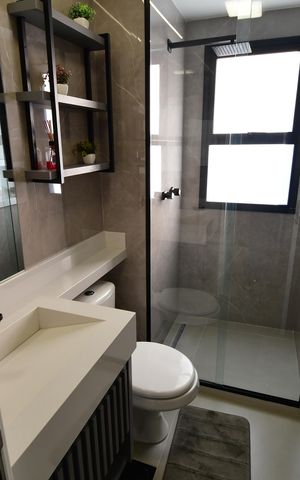 Apartamento à venda com 79m², 2 quartos e 2 vagasBanheiro Social