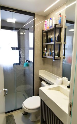 Apartamento à venda com 79m², 2 quartos e 2 vagasBanheiro Suíte