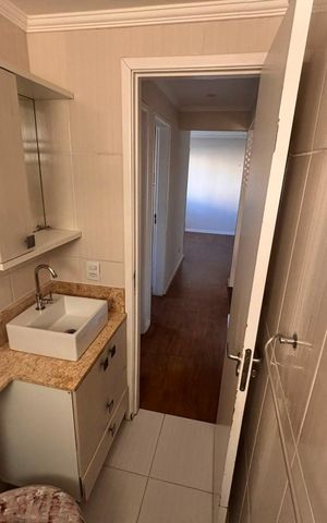Apartamento para alugar com 46m², 2 quartos e 1 vaga Apartamento para alugar com 46m², 2 quartos e 1 vagaBanheiro