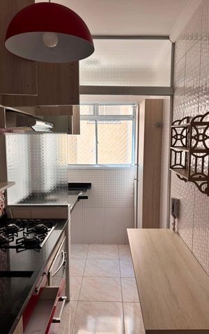 Apartamento para alugar com 46m², 2 quartos e 1 vaga Apartamento para alugar com 46m², 2 quartos e 1 vagaCozinha e Área de Serviço