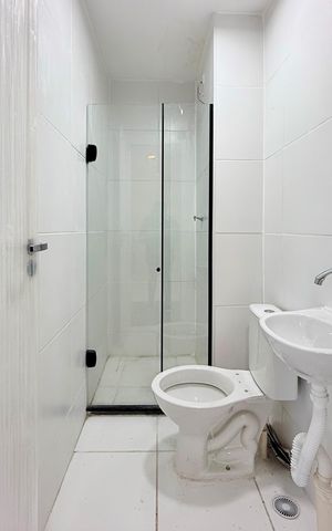 Apartamento para alugar com 32m², 2 quartos e sem vaga Apartamento para alugar com 32m², 2 quartos e sem vagaBanheiro