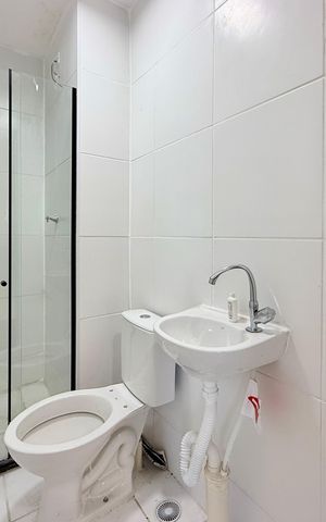 Apartamento para alugar com 32m², 2 quartos e sem vaga Apartamento para alugar com 32m², 2 quartos e sem vagaBanheiro