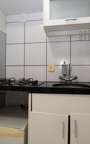 Studio à venda com 26m², 1 quarto e 1 vaga Studio à venda com 26m², 1 quarto e 1 vagaCozinha e Área de Serviço