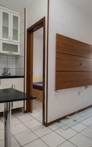 Studio à venda com 26m², 1 quarto e 1 vaga Studio à venda com 26m², 1 quarto e 1 vagaHall