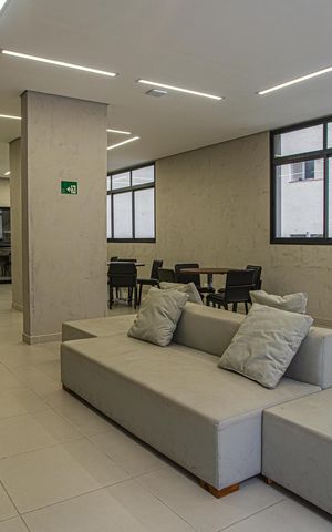 Apartamento para alugar com 45m², 2 quartos e 1 vaga Apartamento para alugar com 45m², 2 quartos e 1 vagaÁrea comum - Salão de festas