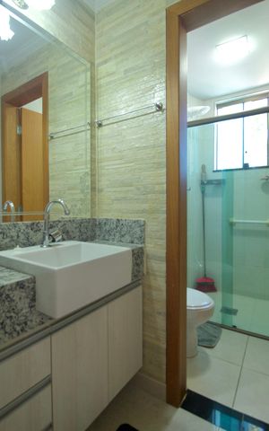 Apartamento à venda com 84m², 3 quartos e 1 vaga Apartamento à venda com 84m², 3 quartos e 1 vagaBanheiro Social