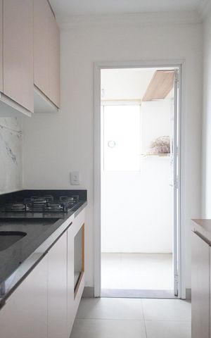 Apartamento à venda com 58m², 2 quartos e 1 vagaCozinha