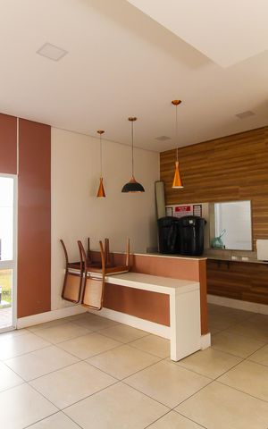 Apartamento à venda com 46m², 2 quartos e 1 vaga Apartamento à venda com 46m², 2 quartos e 1 vagaÁrea comum - Salão de festas