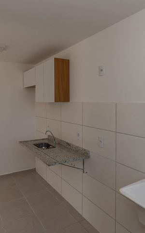 Apartamento à venda com 55m², 2 quartos e 1 vaga Apartamento à venda com 55m², 2 quartos e 1 vagaCozinha e Área de Serviço