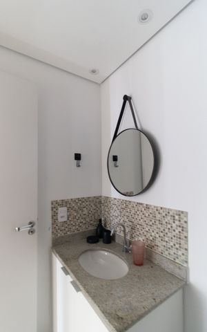 Apartamento para alugar com 34m², 1 quarto e sem vaga Apartamento para alugar com 34m², 1 quarto e sem vagaBanheiro