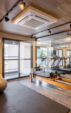 Studio para alugar com 41m², 1 quarto e sem vaga Studio para alugar com 41m², 1 quarto e sem vagaAcademia