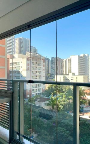 Studio para alugar com 41m², 1 quarto e sem vaga Studio para alugar com 41m², 1 quarto e sem vagaVaranda