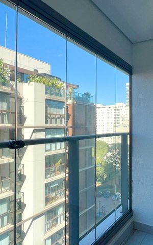 Studio para alugar com 41m², 1 quarto e sem vaga Studio para alugar com 41m², 1 quarto e sem vagaVaranda