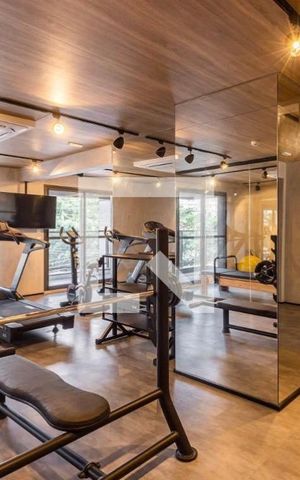 Studio para alugar com 41m², 1 quarto e sem vaga Studio para alugar com 41m², 1 quarto e sem vagaAcademia