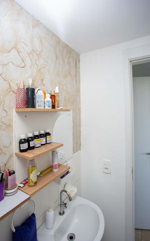 Apartamento para alugar com 34m², 2 quartos e sem vagaBanheiro