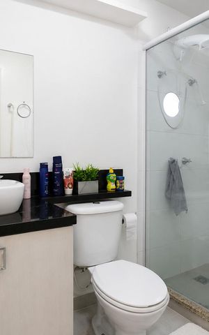 Casa para alugar com 127m², 3 quartos e 1 vaga Casa para alugar com 127m², 3 quartos e 1 vagaBanheiro social