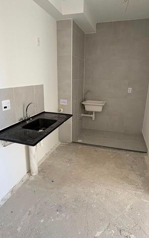 Apartamento à venda com 35m², 2 quartos e sem vaga Apartamento à venda com 35m², 2 quartos e sem vagaSala/cozinha