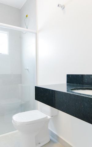 Casa para alugar com 187m², 3 quartos e 4 vagasBanheiro da Suíte