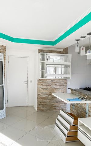 Apartamento à venda com 54m², 2 quartos e 1 vaga Apartamento à venda com 54m², 2 quartos e 1 vagaSala