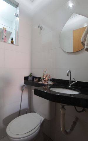 Casa para alugar com 120m², 2 quartos e 1 vagaLavabo da Sala