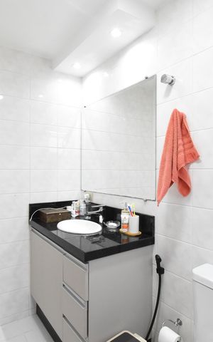 Apartamento à venda com 89m², 3 quartos e 1 vagaBanheiro da Suíte