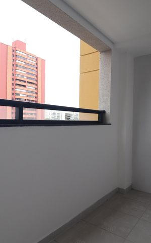 Apartamento à venda com 49m², 2 quartos e 1 vagaVaranda
