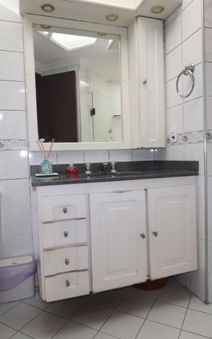 Apartamento à venda com 87m², 3 quartos e 2 vagasBanheiro Quarto 1 suíte