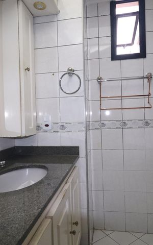 Apartamento à venda com 87m², 3 quartos e 2 vagasBanheiro Quarto 1 suíte