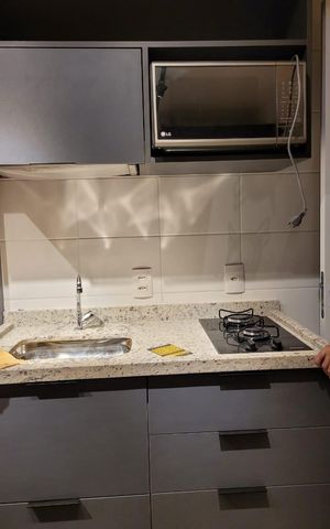 Apartamento para alugar com 27m², 1 quarto e 1 vaga