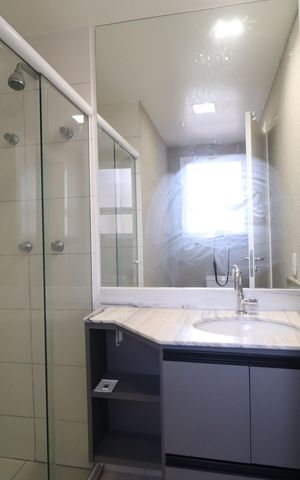 Apartamento para alugar com 108m², 3 quartos e 2 vagasBanheiro do Quarto 1