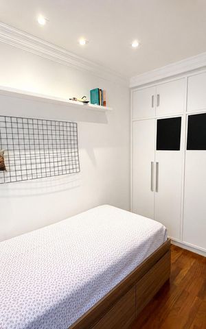 Apartamento à venda com 125m², 3 quartos e 2 vagas Apartamento à venda com 125m², 3 quartos e 2 vagasQuarto