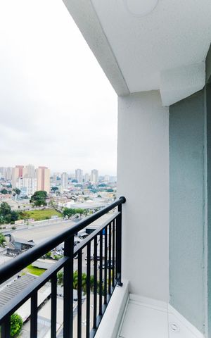 Apartamento à venda com 41m², 2 quartos e 1 vagaVaranda