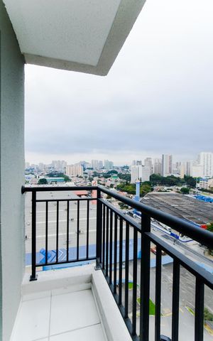 Apartamento à venda com 41m², 2 quartos e 1 vagaVaranda