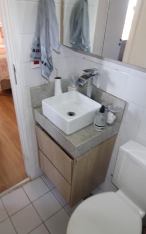 Apartamento à venda com 47m², 2 quartos e 1 vagaBanheiro