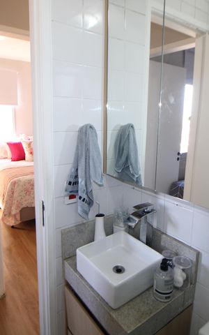 Apartamento à venda com 47m², 2 quartos e 1 vagaBanheiro