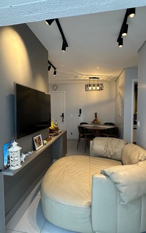 Apartamento à venda com 52m², 2 quartos e 1 vaga Apartamento à venda com 52m², 2 quartos e 1 vagaSala