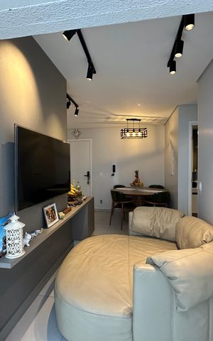 Apartamento à venda com 52m², 2 quartos e 1 vaga Apartamento à venda com 52m², 2 quartos e 1 vagaSala