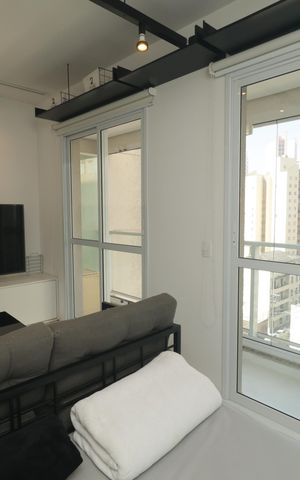 Apartamento para alugar com 28m², 1 quarto e 1 vagaStudio