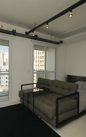 Apartamento para alugar com 28m², 1 quarto e 1 vagaStudio